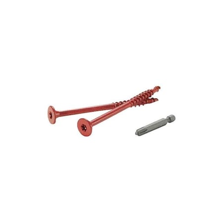 Fastenmaster Fastenmaster 5915178 Flatlok No. 14 x 2.88 in. No.40 Torx ttap Flat Head Epoxy Carbon Steel Wood Screws - 500 Piece 5915178